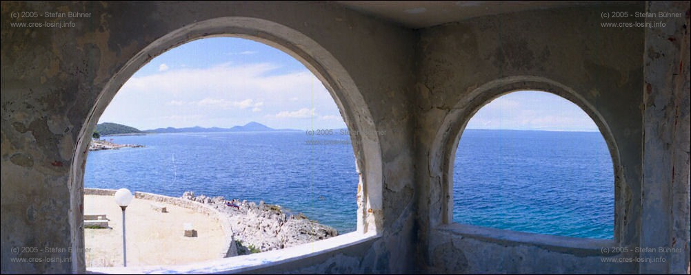 Panoramafotos von Veli Losinj - Blick Richtung Osorscica