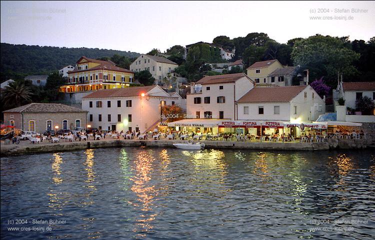 Spezialittenrestaurants im Hafen von Veli Losinj